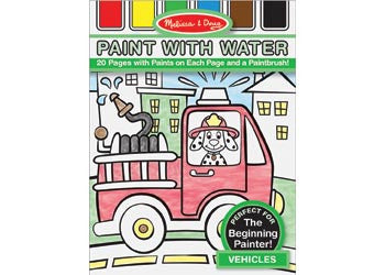 Melissa & Doug Paint With Water - Vehicles