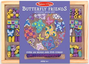 Melissa & Doug - Butterfly Friends Wooden Bead Set