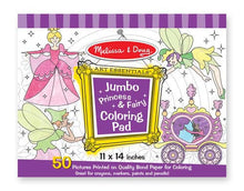 Melissa & Doug Jumbo Colouring Pad - Princess & Fairy