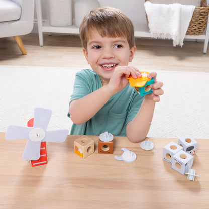 Melissa & Doug - Blockables™ Farm Friends *Box Damage*