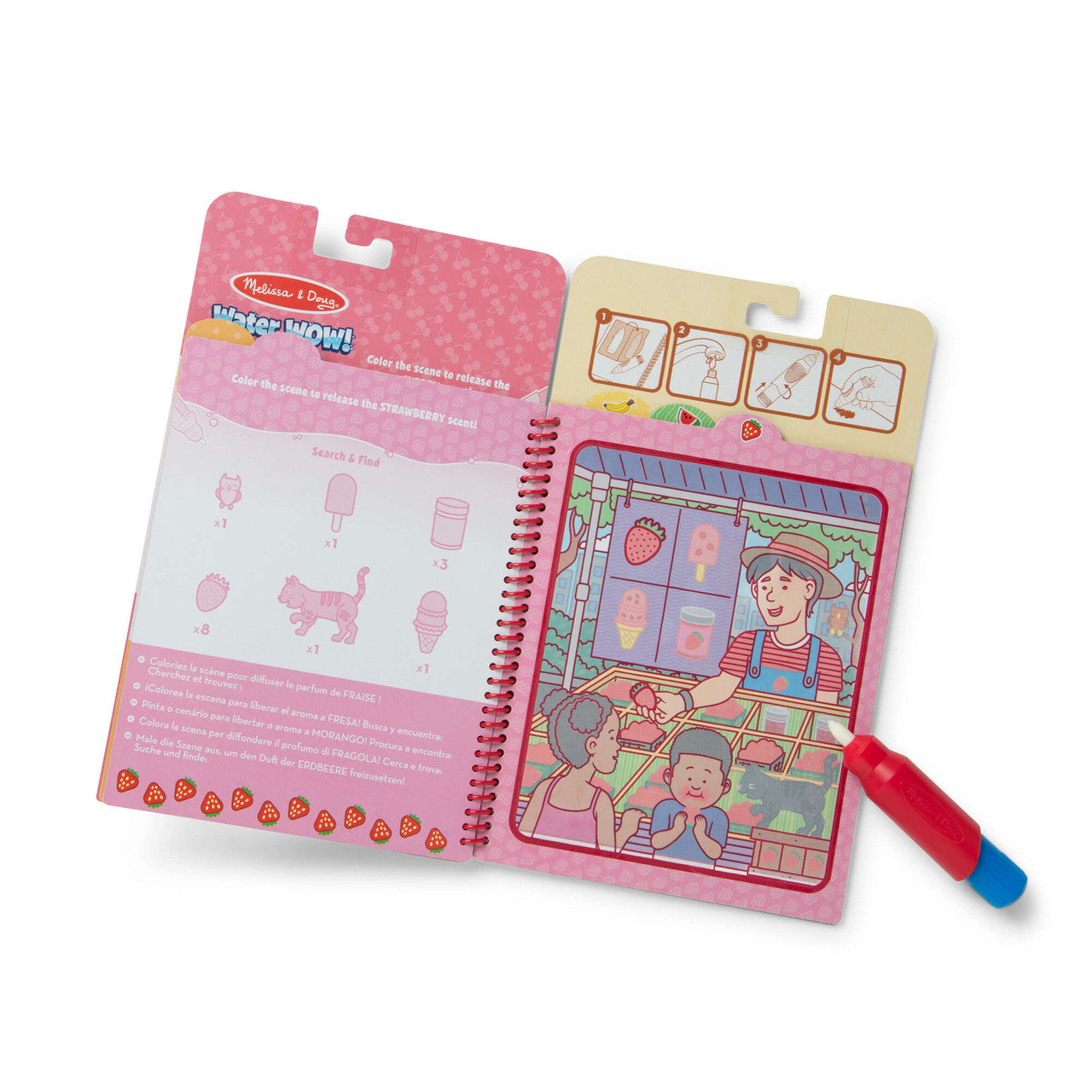Melissa & Doug - ON the GO - Water WOW! Fruit Scented