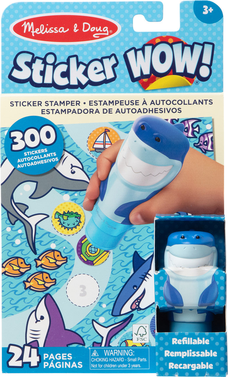 Melissa & Doug - Sticker WOW! Activity Pad Set - Shark