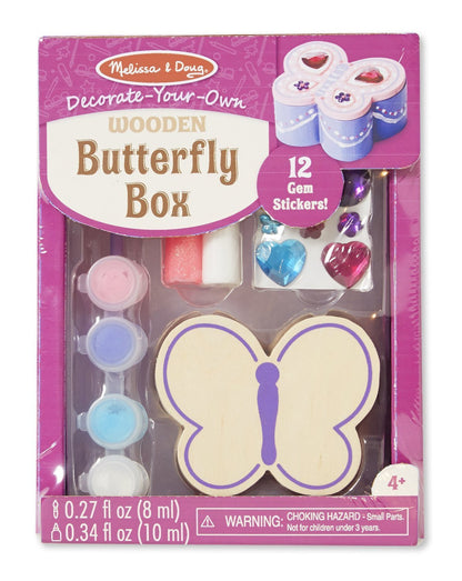 Melissa & Doug - Created by Me! Wooden Butterfly Box