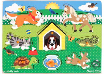 Melissa & Doug - Pets Peg Puzzle 2+