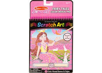 Melissa & Doug - ON the GO - Scratch Art - Fairy Tales