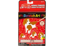 Melissa & Doug - ON the GO - Scratch Art Animal Families