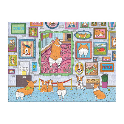 Galison 1000pc - Museum of the Corgi Puzzle