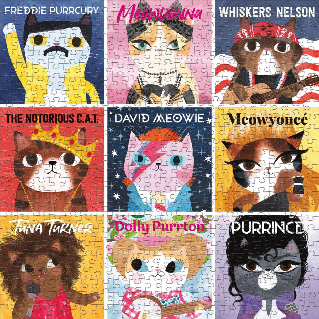 Mudpuppy 500pc - Music Cats Puzzle