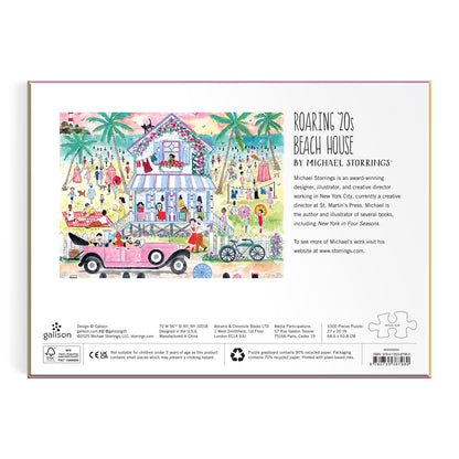 Galison 1000pc - Michael Storrings Roaring 20s Beach House Puzzle