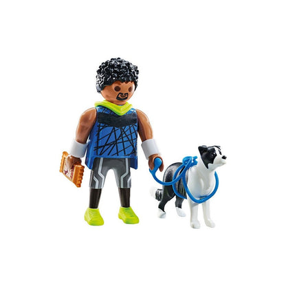 Playmobil - My Life -  Jogger with Border Collie 71740