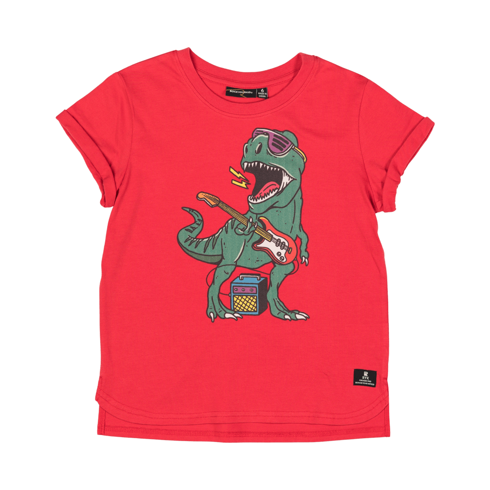 Rock Out Dino SS T-Shirt