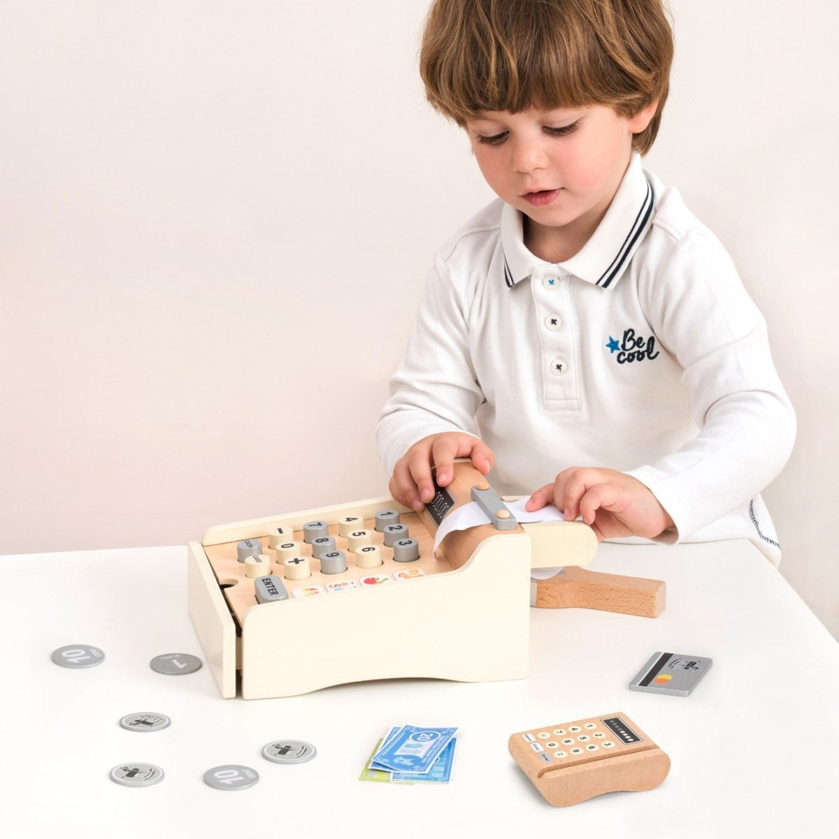 New Classic Toys - Cash Register - White