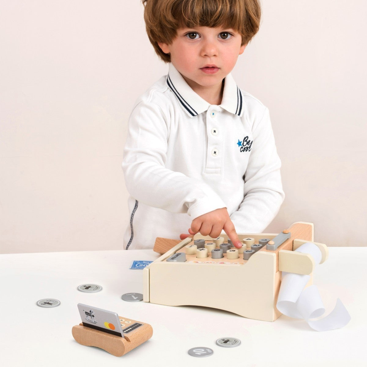 New Classic Toys - Cash Register - White