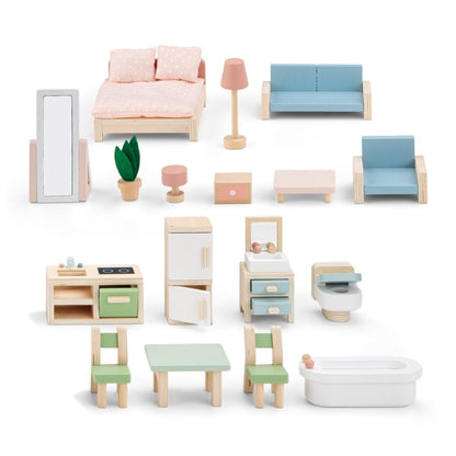 New Classic Toys - Doll's House with Furniture