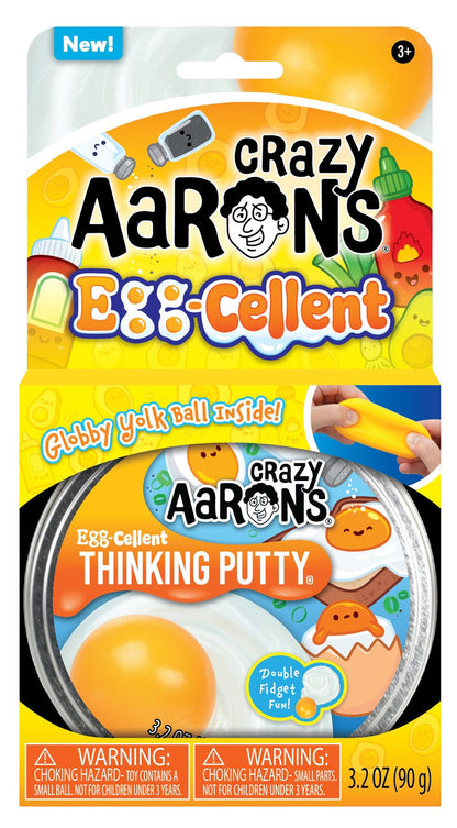 Crazy Aaron's  Thinking Putty - Eggcellent 4" Tin