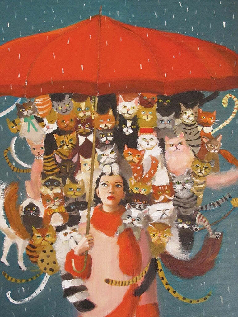 New York Puzzle Company 1000pc - The Cat Countess Puzzle