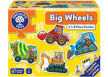 Orchard Toys - Big Wheels 4 x 8pc Puzzles