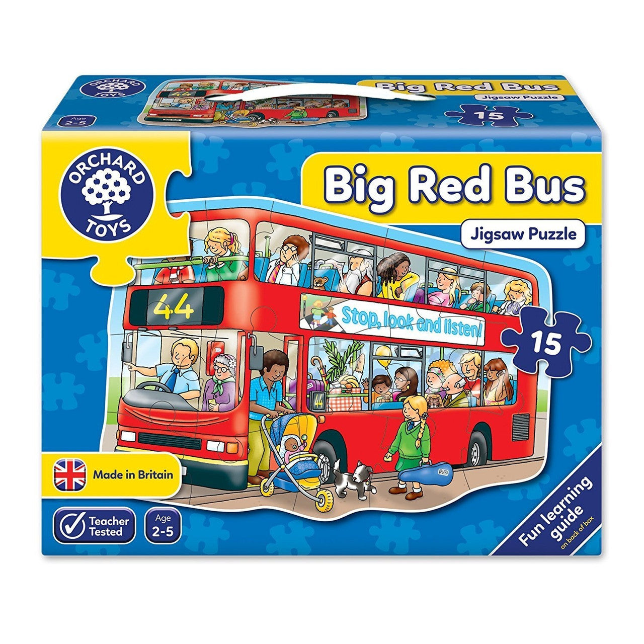 Orchard Toys - Big Red Bus Jigsaw