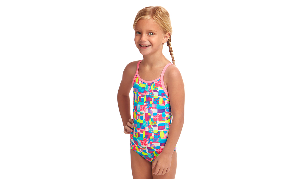 Funkita - Toddler Girls One Piece - Patched Up