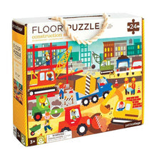 Petit Collage - Construction Site Floor Puzzle 24pc