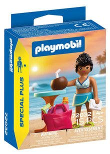 Playmobil Special Plus Vacationer 72032 beach figure with holiday accessories
