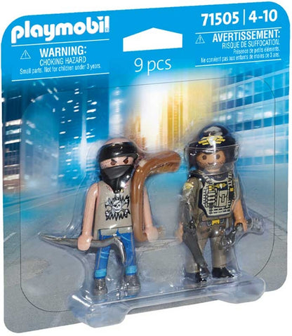 Playmobil City Action - DuoPack - Tactical Police with Thief 71505
