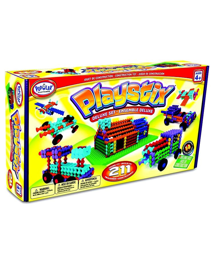 Popular Playthings - Playstix - Deluxe Set 211 pcs