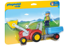 Playmobil - 1.2.3 Tractor With Trailer 6964  **Damaged Packaging**