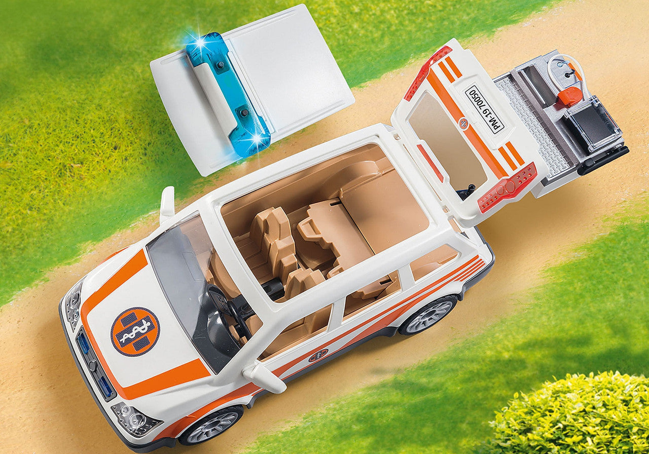 Playmobil City Life - Emergency Car with Siren 70050