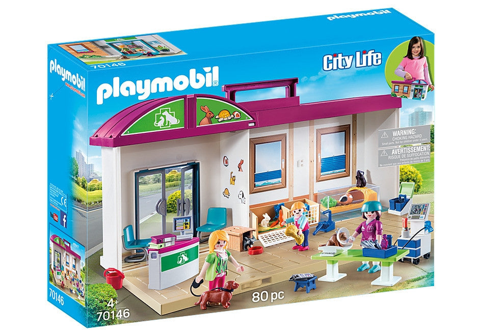 Playmobil - Take Along Vet Clinic 70146