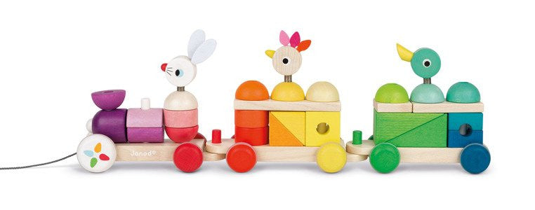 Janod - Giant Multicolour Train