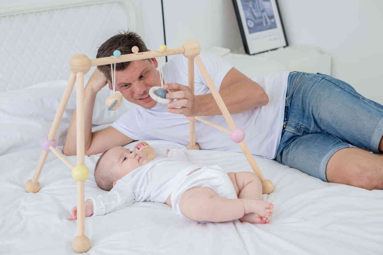 PlanToys - Baby Play Gym Pastel