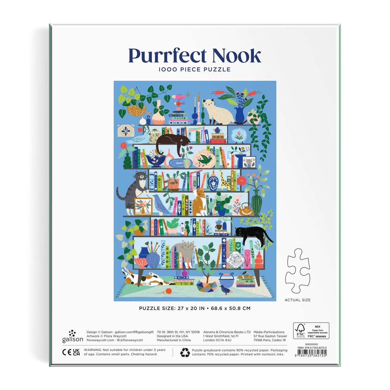 Galison 1000pc - Purrfect Nook Puzzle