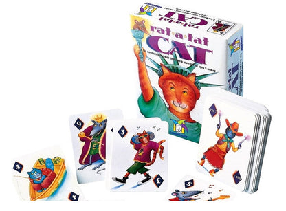 Rat-A-Tat Cat Numbers Card Game- by Gamewright