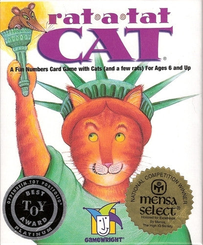 Rat-A-Tat Cat Numbers Card Game- by Gamewright