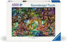 Ravensburger The Hidden World of Fairies 4000 piece puzzle featuring magical fantasy fairy forest artwork