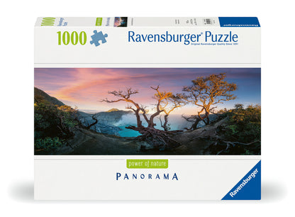 Ravensburger 1000pc - Acid Lake at Mount Ijen Java Panoramic Puzzle