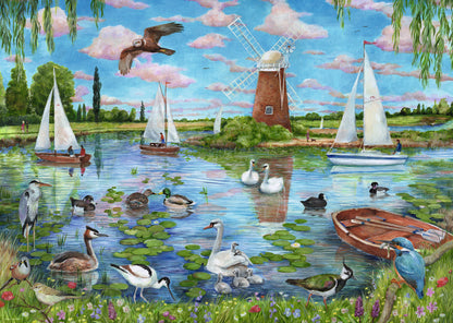 Ravensburger 1000pc - Life Along the Broads Puzzle