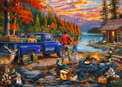 Ravensburger 300pc - Sunset Lake Large Format Puzzle