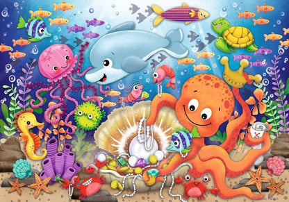 Ravensburger 24pc - Fishie's Fortune SuperSize Floor Puzzle
