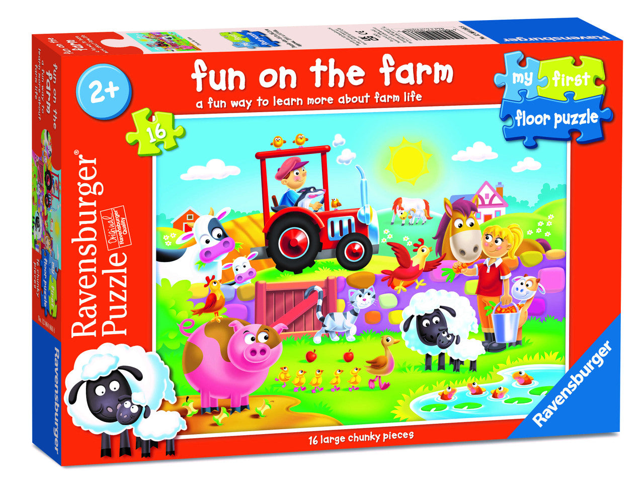 Ravensburger 16pc - Fun on the Farm My First Floor Puzzle