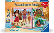 Ravensburger 3x49pc - Disney Moana 2 On To New Adventures Puzzles