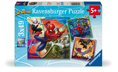 Ravensburger 3x49pc - Spider-Man It's Web-Slinging Time! Puzzles