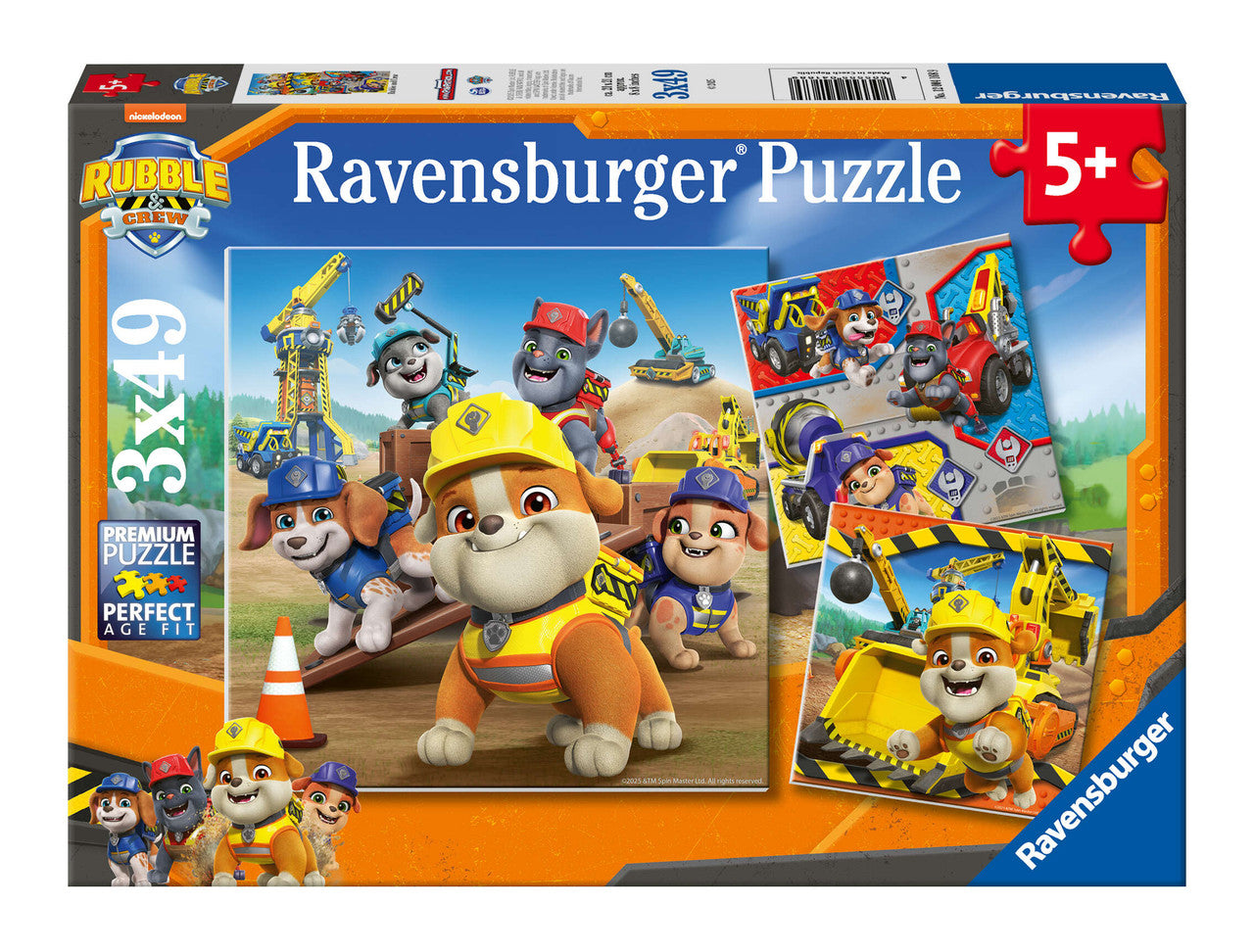 Ravensburger 3x49pc - Rubble & Crew Work Vehicles Puzzles