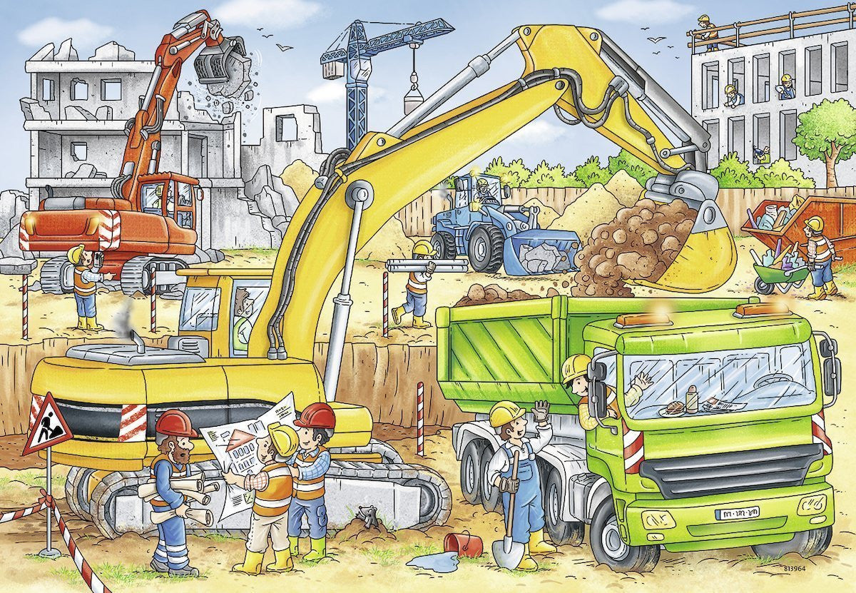 Ravensburger 2x24pc - Hard At Work Puzzle