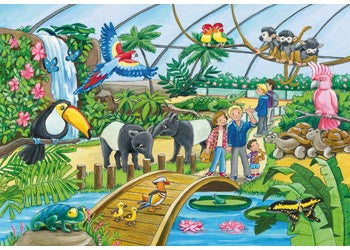 Ravensburger 2x24pc - Welcome To The Zoo Puzzle