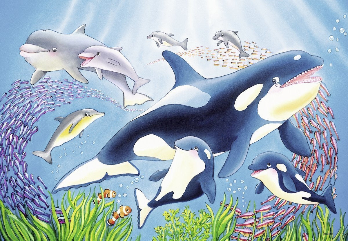 Ravensburger 2x24pc - Colourful Underwater World Puzzle