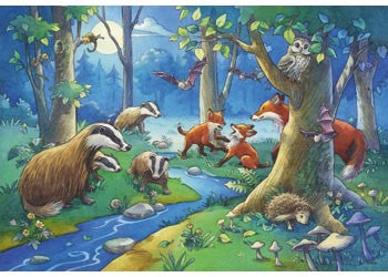 Ravensburger 2x24pc - Cute Forest Animals Puzzle