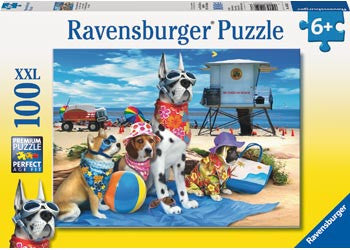 Ravensburger 100pc - No Dogs On The Beach Puzzle