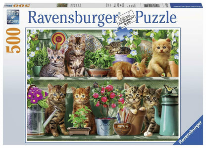 Ravensburger 500pc - Cats on the Shelf Puzzle